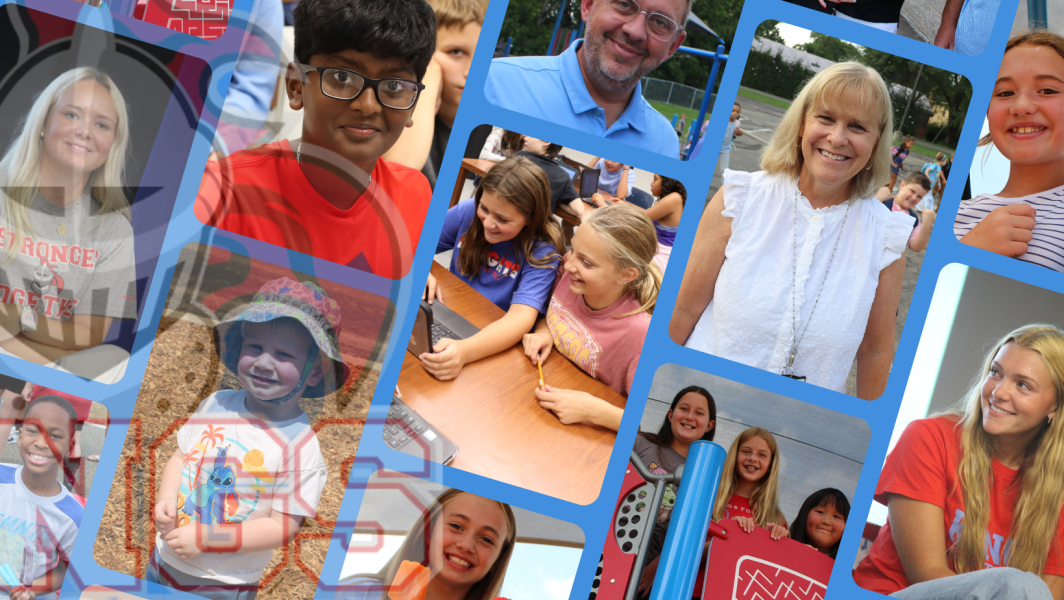back to school photos at each building